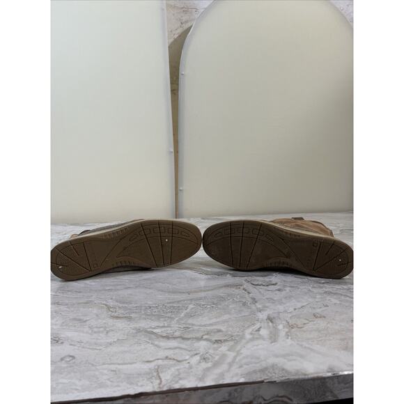 Women’s Sz 9M PFR Sperry Top-Sider Casual Boat Stitched Moc Toe Boots 9616707 - Picture 10 of 11